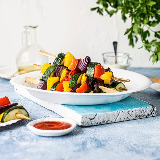 Grilled Zucchini and Squash: A Summertime Delight for Four